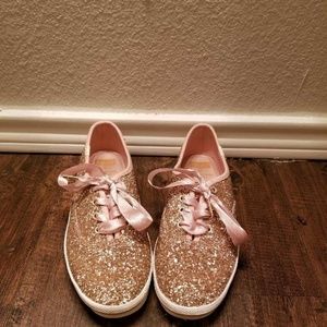 Kate spade keds new york champion glitter shoes